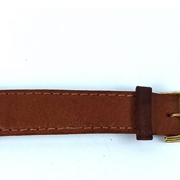 CHRISTIAN DIOR PARIS WATCH VINTAGE WRISTWATCH LUXURY GOLDEN ROUND WHITE DIAL - Picture 4 of 12